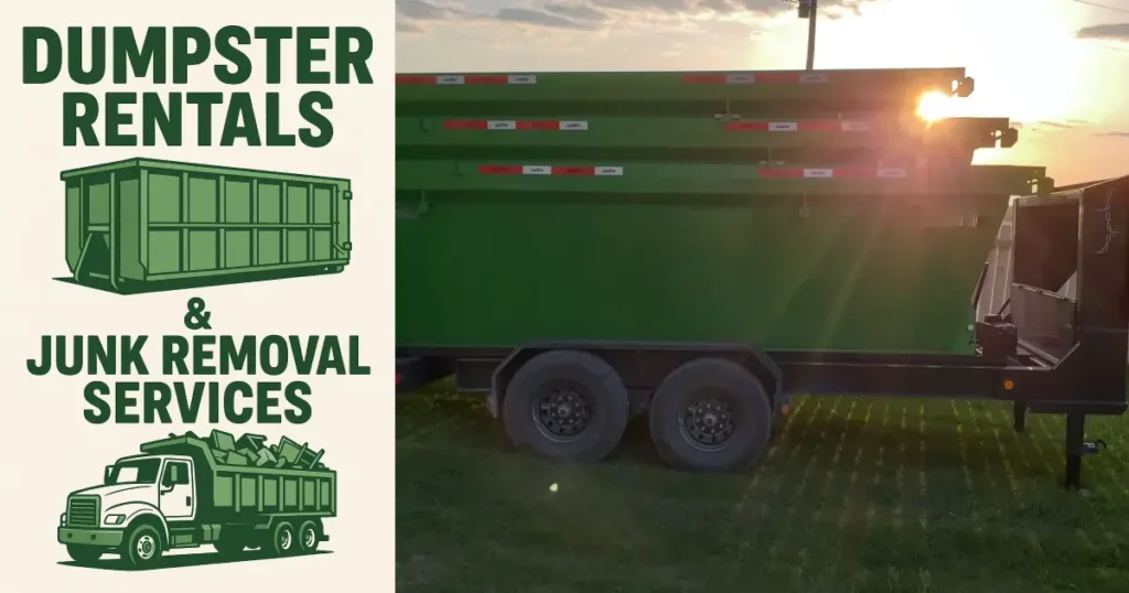 junk removal and dumpster rental services