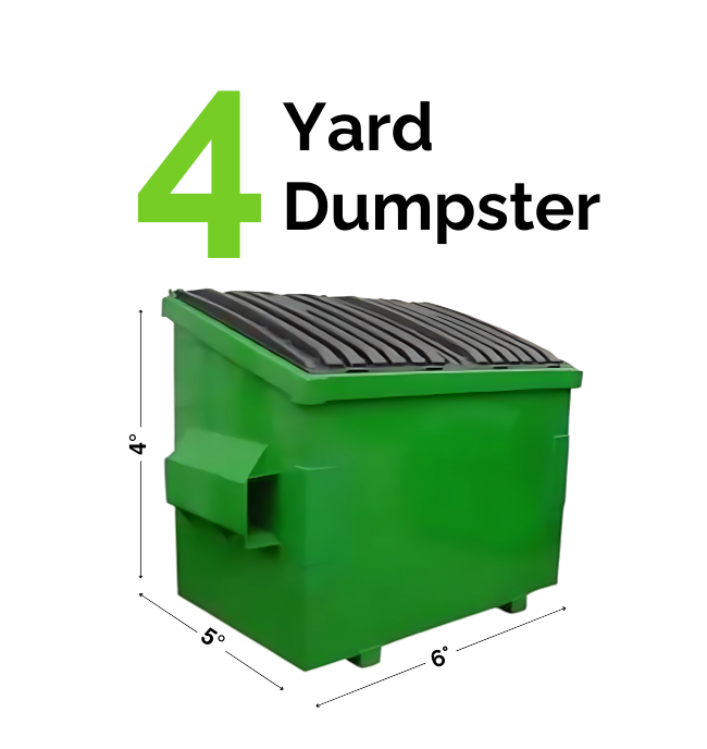 4 yard dumpster
